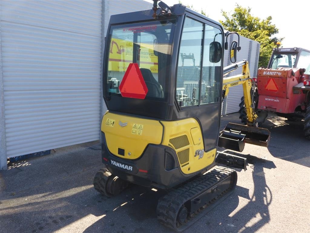 Bagger del tipo Yanmar SV 18 tiltmanfæste, Gebrauchtmaschine en Nørresundby (Imagen 4)