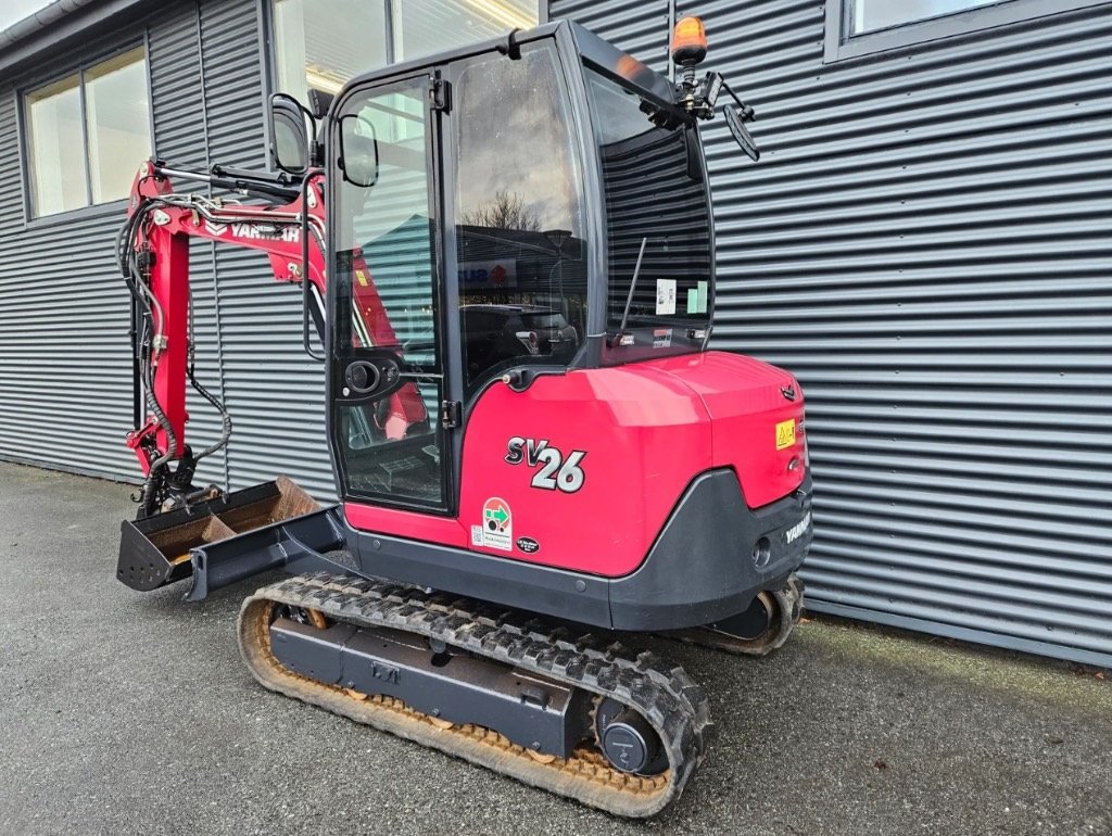 Bagger Türe ait Yanmar SV 26, Gebrauchtmaschine içinde Fårevejle (resim 6)