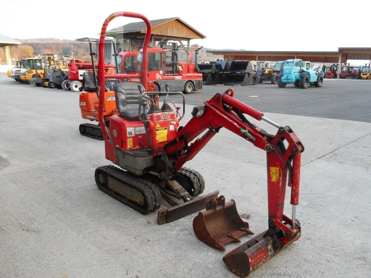 Bagger del tipo Yanmar sv08 ( 1.035kg ) verstellfahrwerk + 2 löffel, Gebrauchtmaschine en ST. NIKOLAI/DR. (Imagen 5)