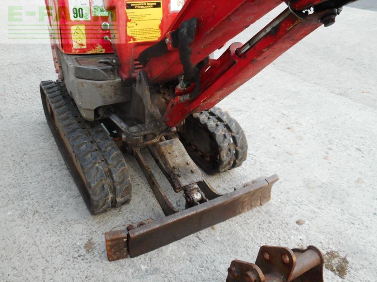 Bagger a típus Yanmar sv08 ( 1.035kg ) verstellfahrwerk + 2 löffel, Gebrauchtmaschine ekkor: ST. NIKOLAI/DR. (Kép 14)