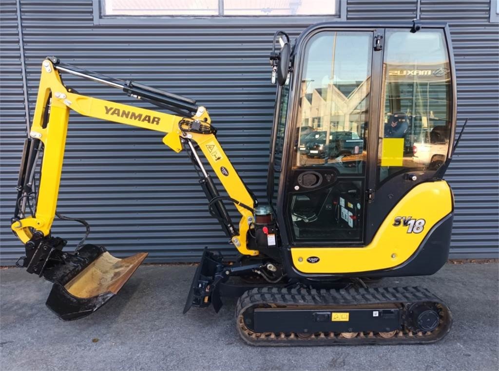 Bagger van het type Yanmar sv18, Gebrauchtmaschine in Fårevejle (Foto 5)