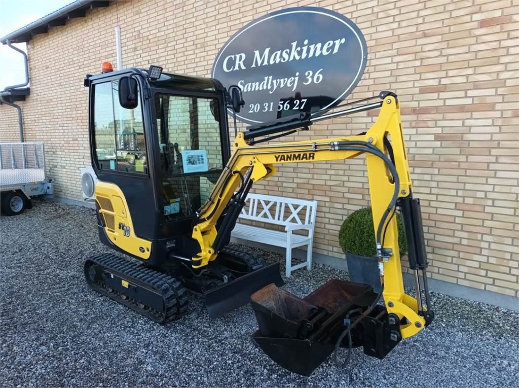 Bagger del tipo Yanmar sv18, Gebrauchtmaschine In Fårevejle (Immagine 1)