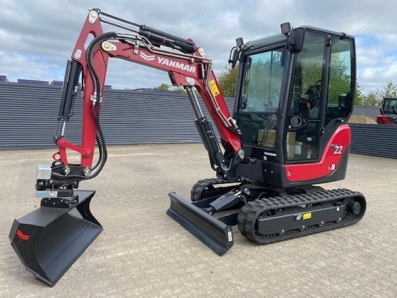 Bagger del tipo Yanmar SV22 m/ Compact Tilt Rotator CTR2, Gebrauchtmaschine en Horsens (Imagen 3)