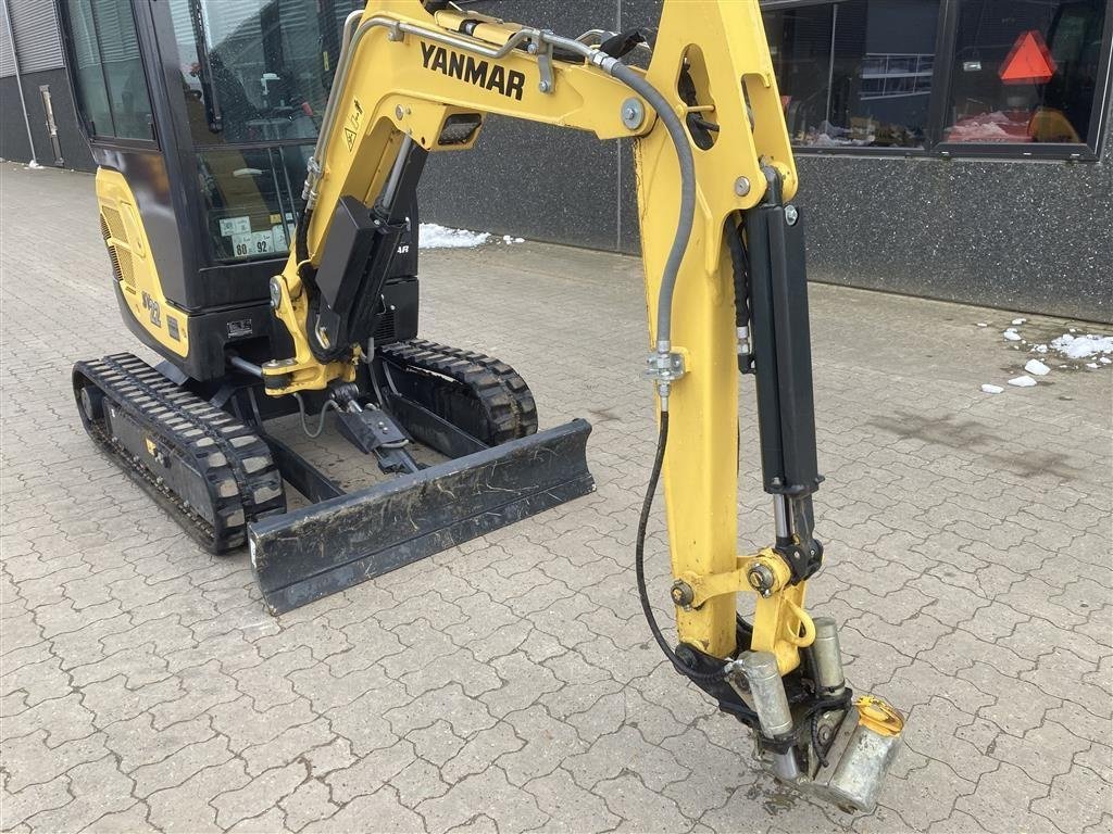 Bagger van het type Yanmar SV22 Monteret med kipbart Tiltman Hydraulisk hurtigskift type M30, Gebrauchtmaschine in Roslev (Foto 6)