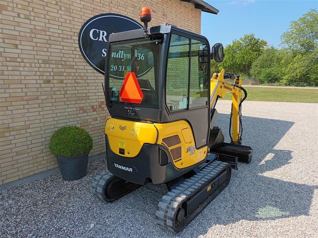 Bagger van het type Yanmar SV22, Gebrauchtmaschine in Fårevejle (Foto 3)