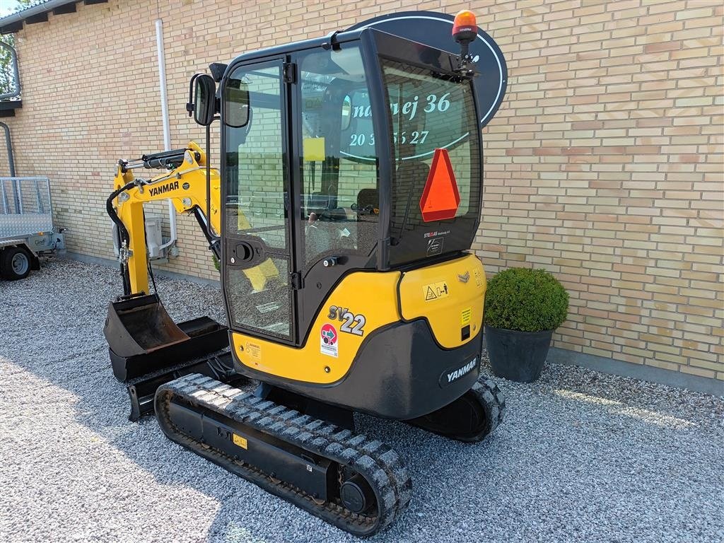 Bagger van het type Yanmar SV22, Gebrauchtmaschine in Fårevejle (Foto 5)