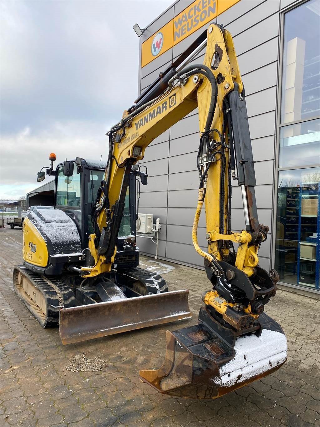 Bagger Türe ait Yanmar SV60, Gebrauchtmaschine içinde Vojens (resim 4)