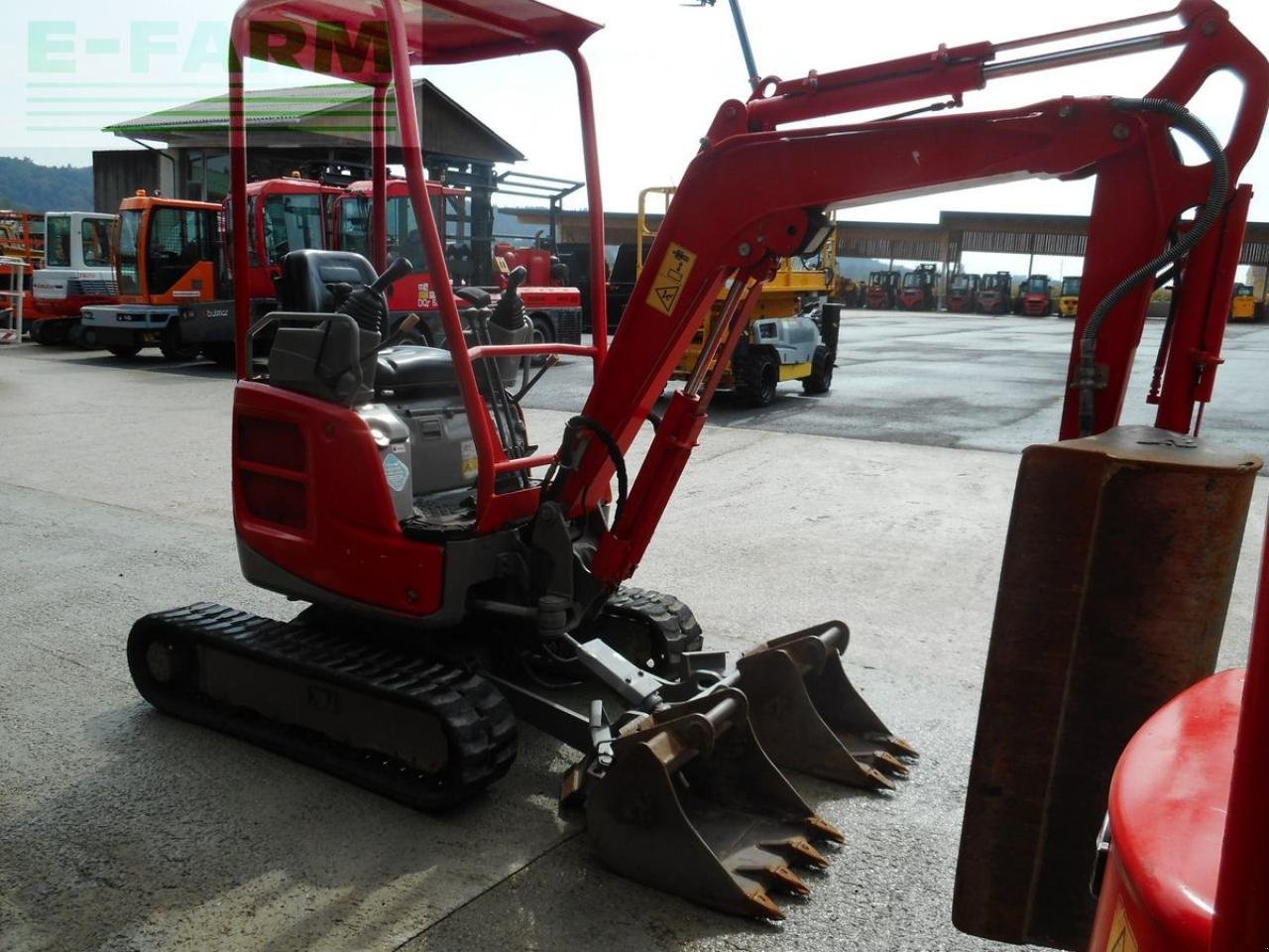 Bagger del tipo Yanmar vio17 ( 1.765kg ) mit powertilt u. 3 löffel, Gebrauchtmaschine en ST. NIKOLAI/DR. (Imagen 19)