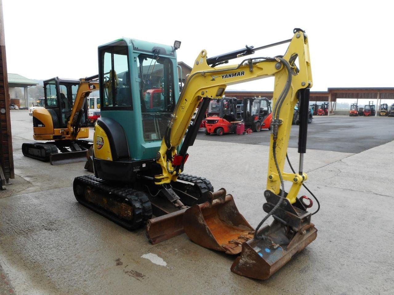 Bagger of the type Yanmar vio20-4 ( 2.405kg ) neue ketten, Gebrauchtmaschine in ST. NIKOLAI/DR. (Picture 5)