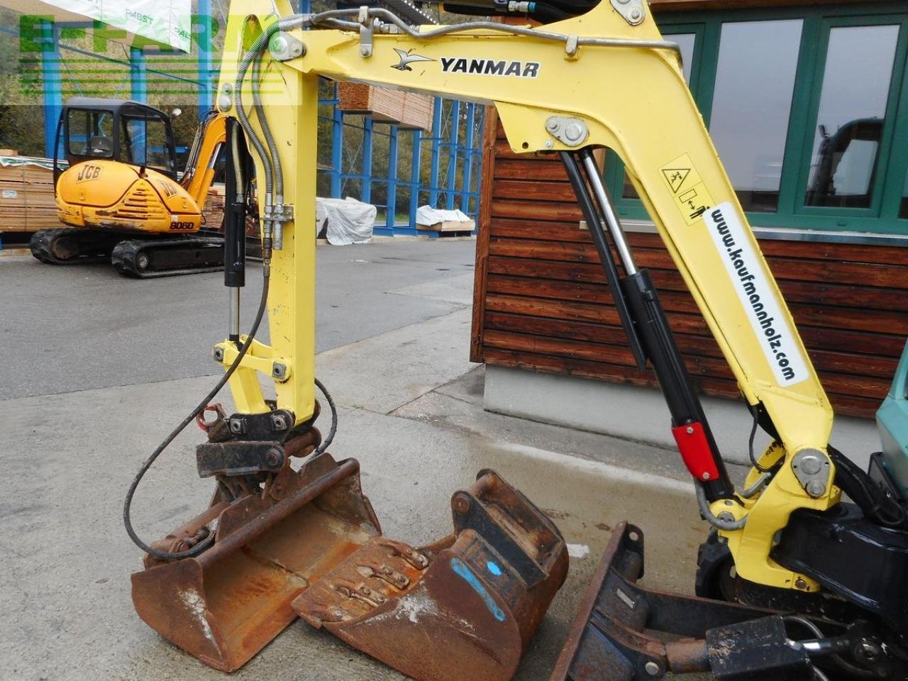 Bagger of the type Yanmar vio20-4 ( 2.405kg ) neue ketten, Gebrauchtmaschine in ST. NIKOLAI/DR. (Picture 11)