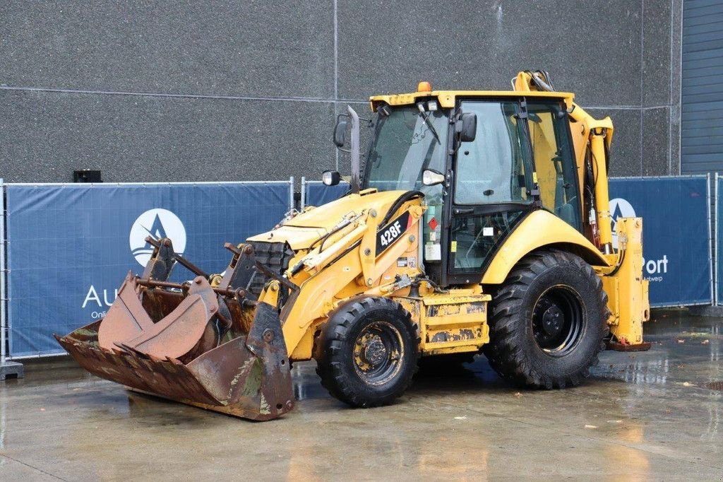 Baggerlader van het type Caterpillar 428F, Gebrauchtmaschine in Antwerpen (Foto 10)