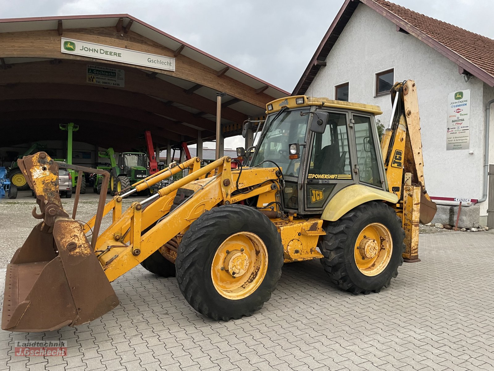 Baggerlader от тип JCB 4 CX Powershift, Gebrauchtmaschine в Mühldorf (Снимка 1)