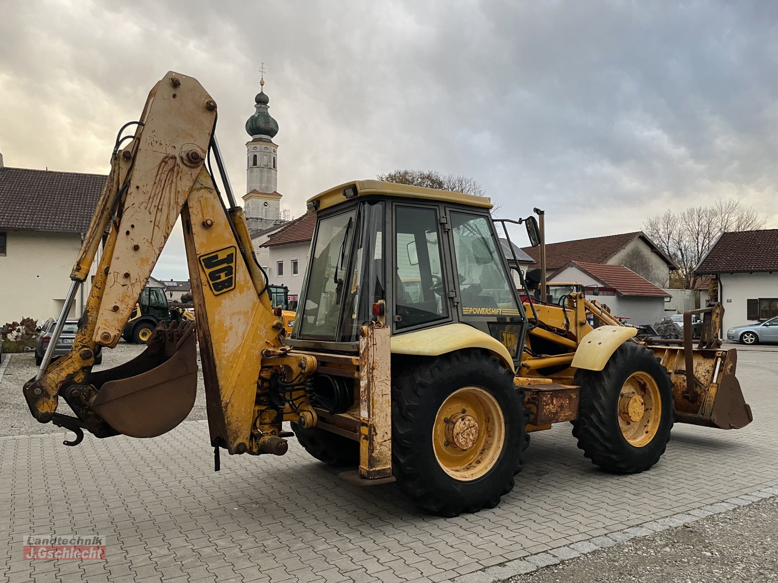 Baggerlader типа JCB 4 CX Powershift, Gebrauchtmaschine в Mühldorf (Фотография 10)