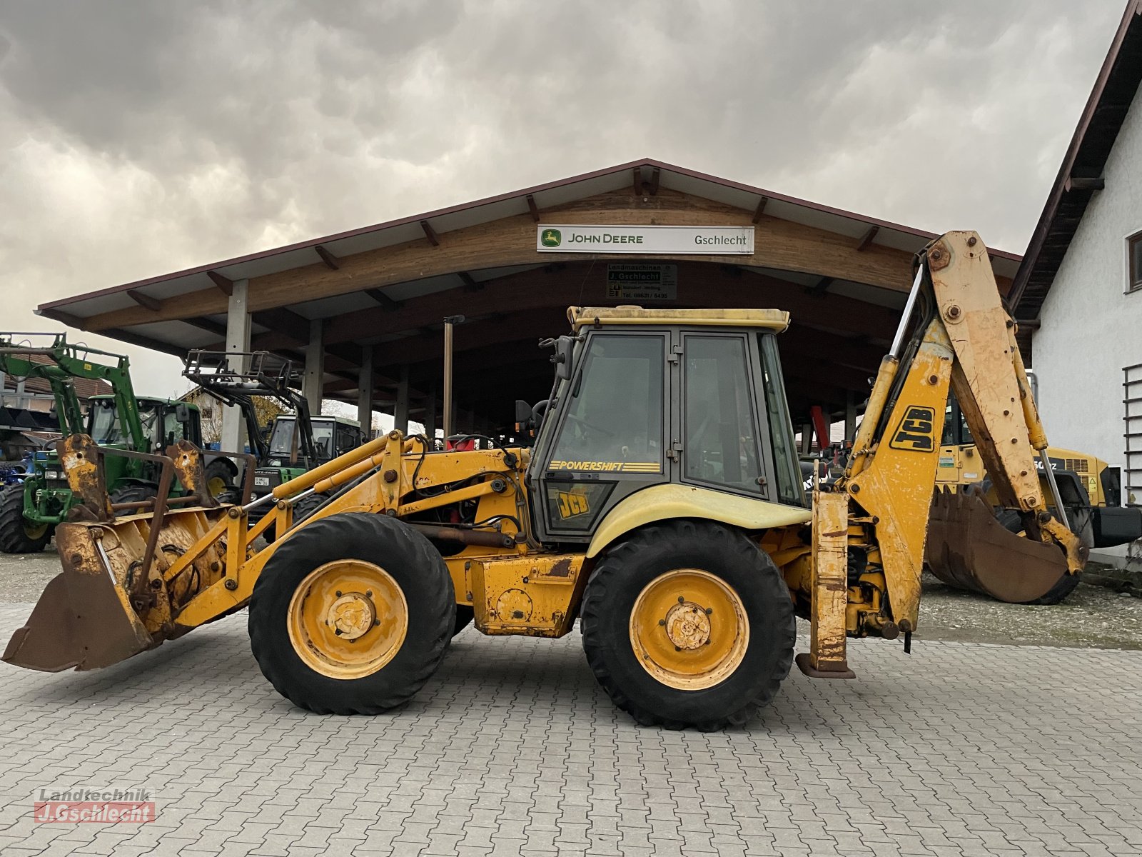 Baggerlader van het type JCB 4 CX Powershift, Gebrauchtmaschine in Mühldorf (Foto 14)