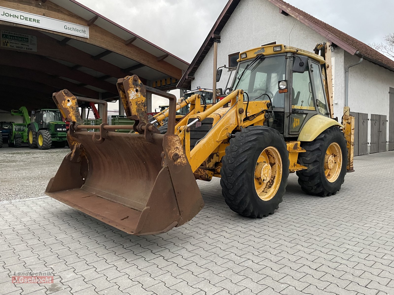 Baggerlader van het type JCB 4 CX Powershift, Gebrauchtmaschine in Mühldorf (Foto 16)