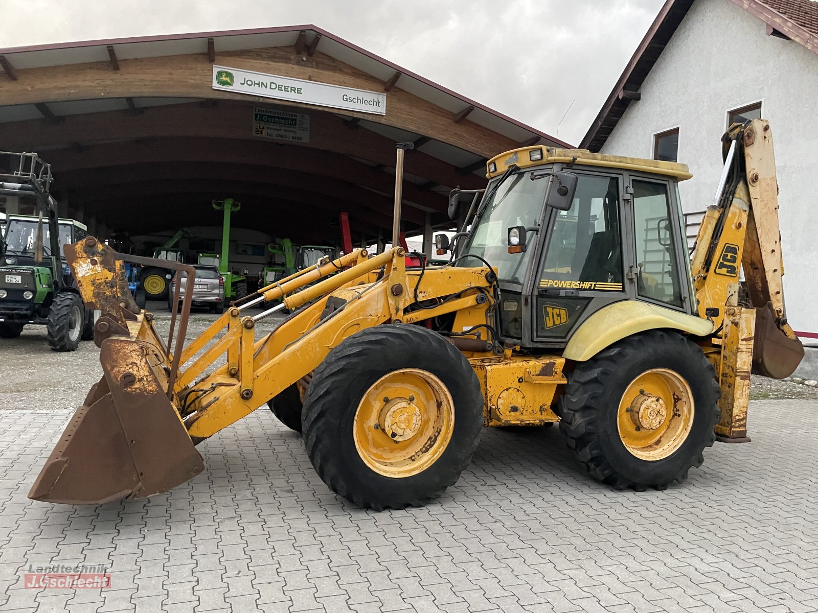 Baggerlader van het type JCB 4 CX Powershift, Gebrauchtmaschine in Mühldorf (Foto 18)