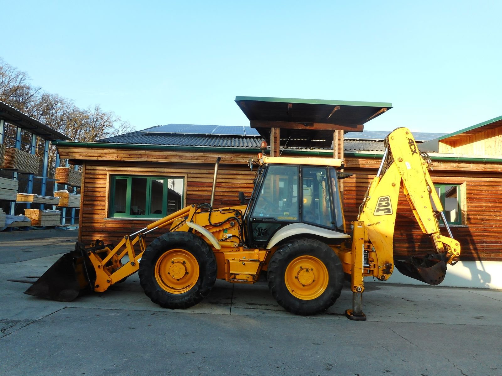 Baggerlader des Typs JCB 4XC mit 3x Schaufel und Gabel und Teleskoparm, Gebrauchtmaschine in St. Nikolai ob Draßling (Bild 1)