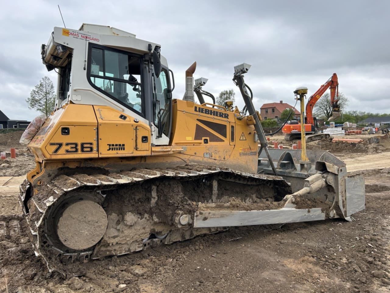 Baggerlader des Typs Liebherr 736, Gebrauchtmaschine in Skive (Bild 3)