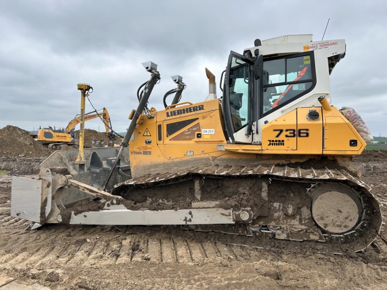 Baggerlader tip Liebherr 736, Gebrauchtmaschine in Skive (Poză 1)