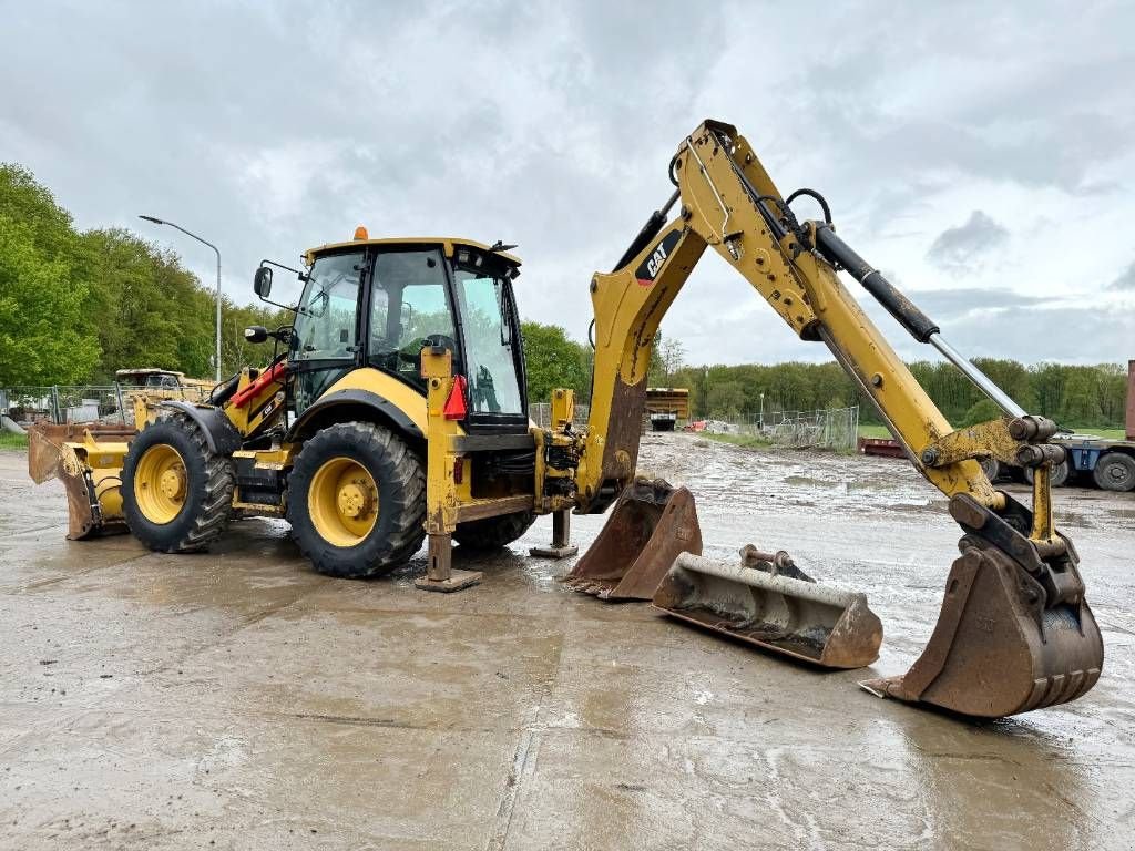 Baggerlader des Typs Sonstige Cat 434F - 4 Buckets + Forks / All Wheel Steering, Gebrauchtmaschine in Veldhoven (Bild 2)