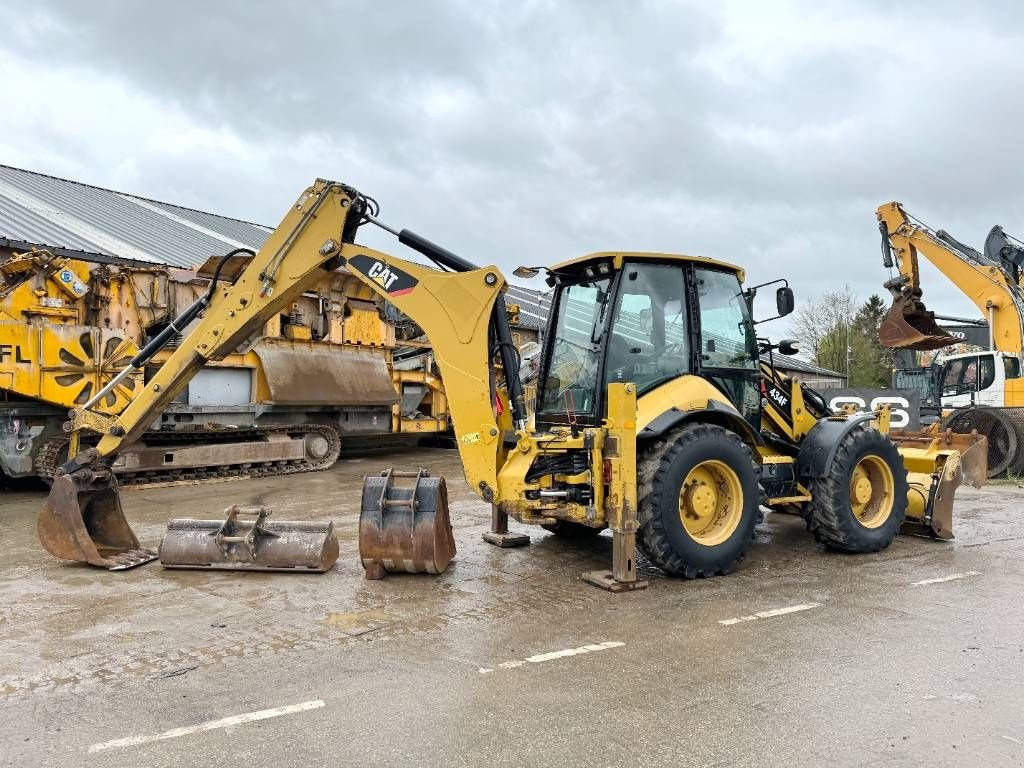 Baggerlader des Typs Sonstige Cat 434F - 4 Buckets + Forks / All Wheel Steering, Gebrauchtmaschine in Veldhoven (Bild 3)