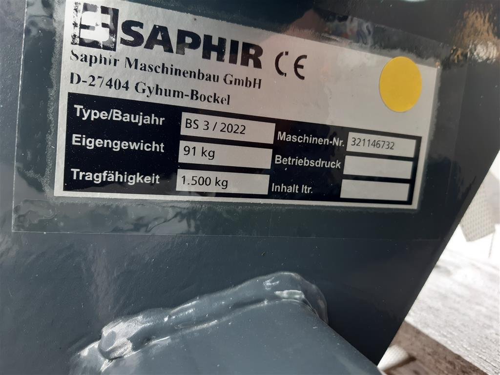 Ballengabel typu Saphir BS 3, Gebrauchtmaschine v Grimma (Obrázek 5)