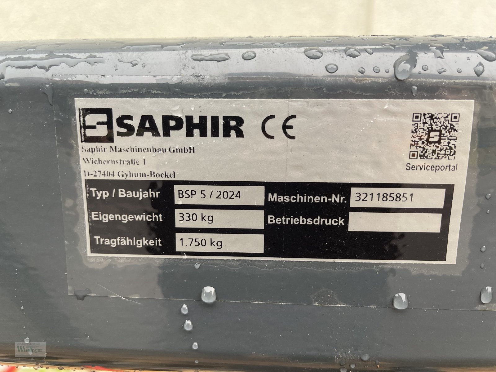 Ballengabel van het type Saphir BSP 5, Neumaschine in Thalmässing (Foto 3)