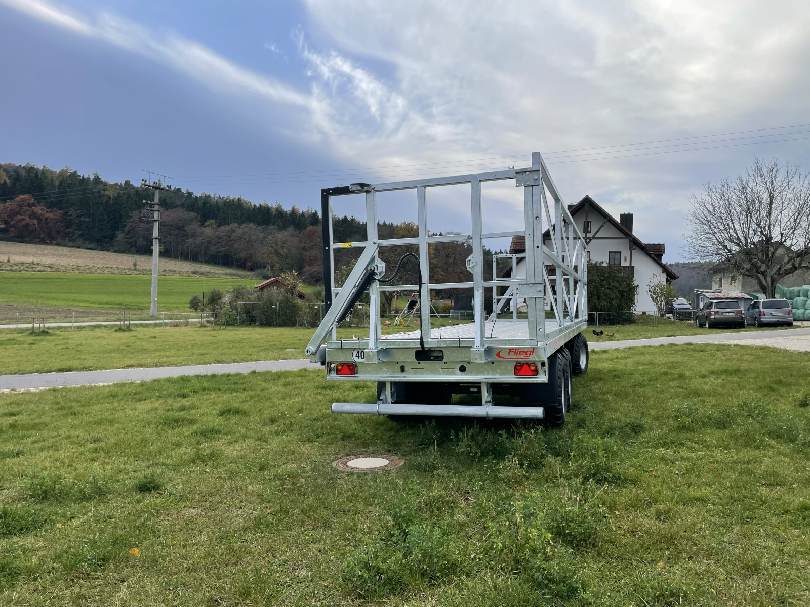 Ballensammelwagen del tipo Fliegl DPW 210 BL, Neumaschine In Rennertshofen (Immagine 2)