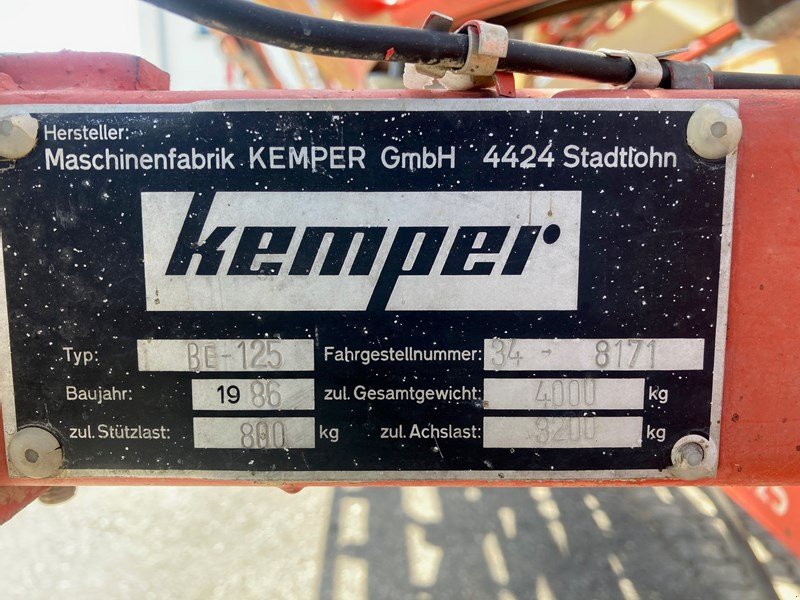 Ballensammelwagen типа Kemper BE 125, Gebrauchtmaschine в Kleinandelfingen (Фотография 2)