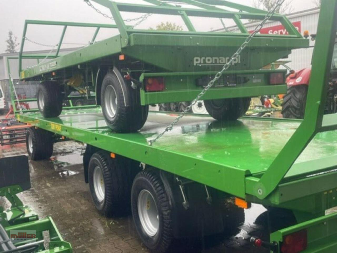 Ballensammelwagen del tipo PRONAR T022, Gebrauchtmaschine en Holzhausen (Imagen 3)