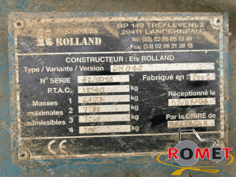 Ballensammelwagen tip Rolland DN 042, Gebrauchtmaschine in Gennes sur glaize (Poză 7)