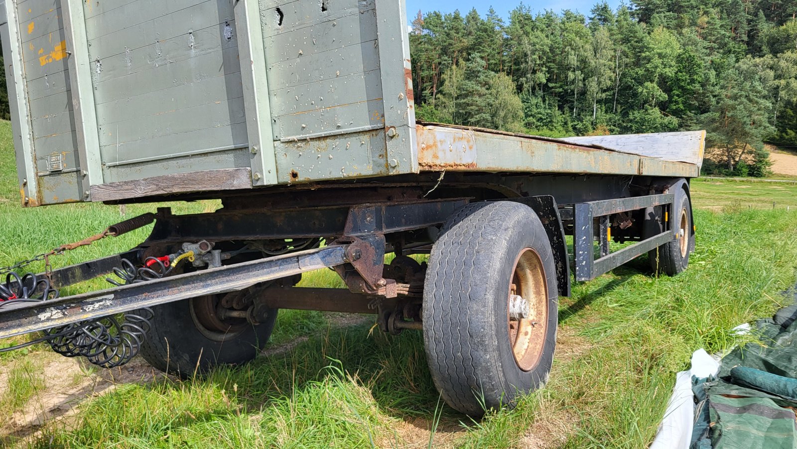 Ballensammelwagen типа Schmitz 18t, Gebrauchtmaschine в Zell (Фотография 3)