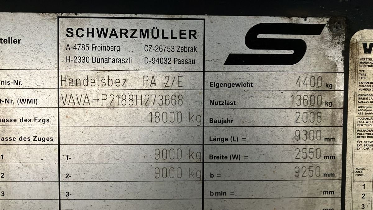 Ballensammelwagen του τύπου Schwarzmüller 2 Achs Pritsche, Gebrauchtmaschine σε Eferding (Φωτογραφία 6)