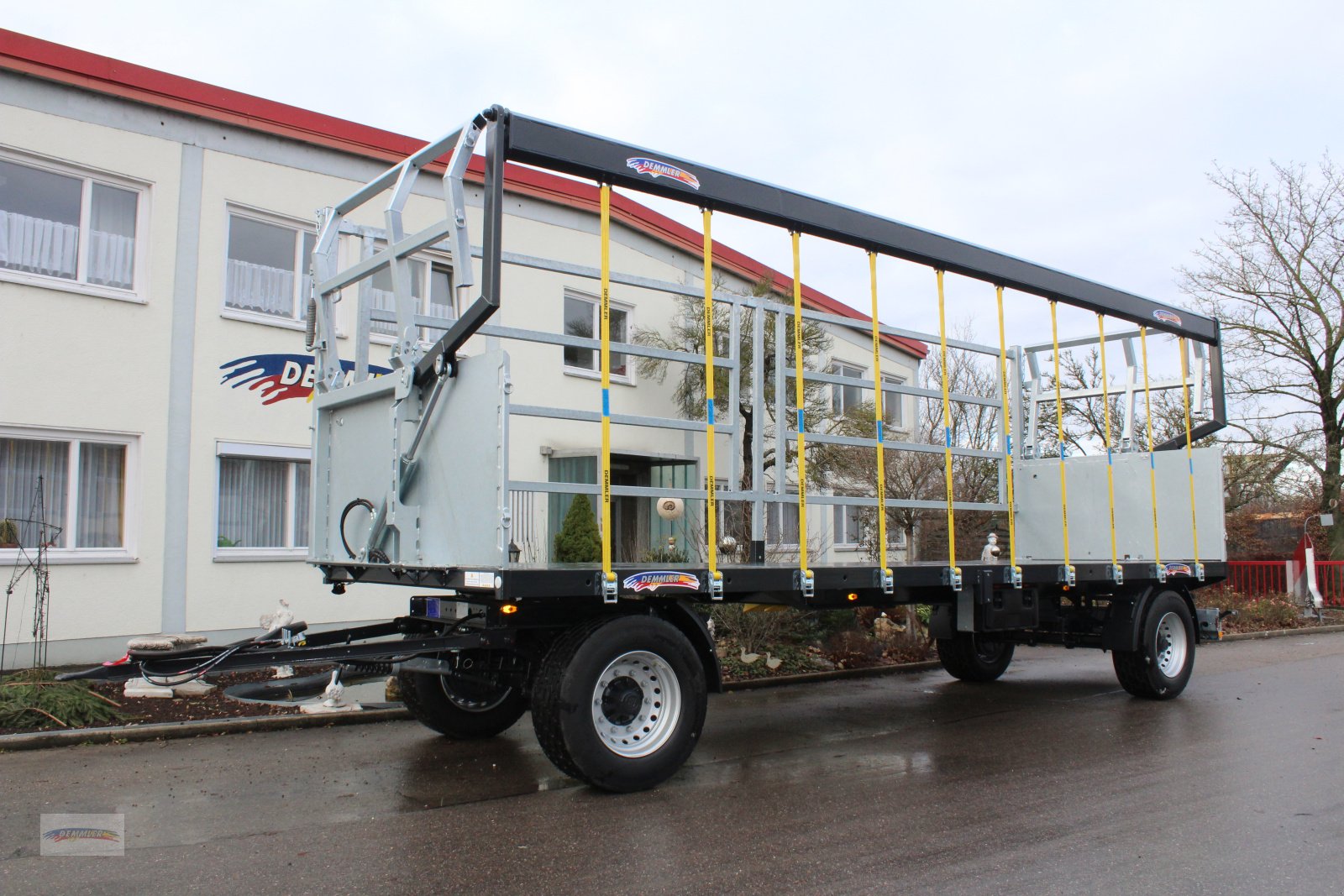 Ballentransportwagen del tipo Demmler ZTL-L 180, Neumaschine en Wertingen-Geratshofen (Imagen 1)