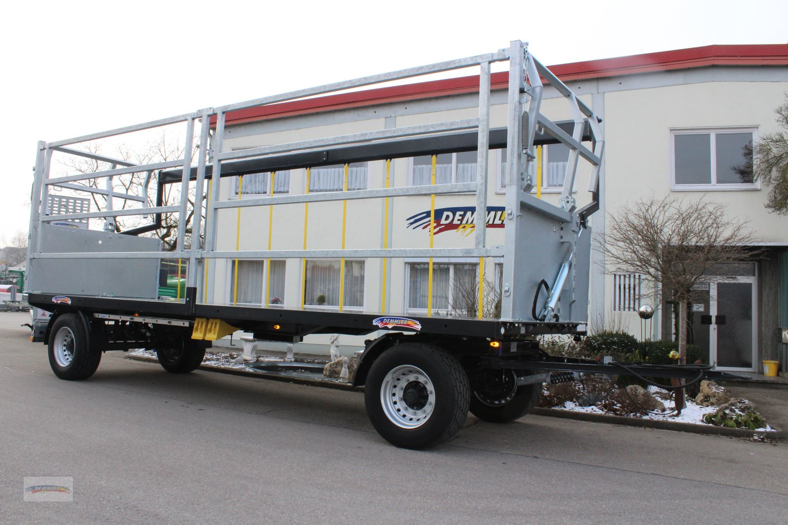 Ballentransportwagen del tipo Demmler ZTL-L 180, Neumaschine en Wertingen-Geratshofen (Imagen 2)