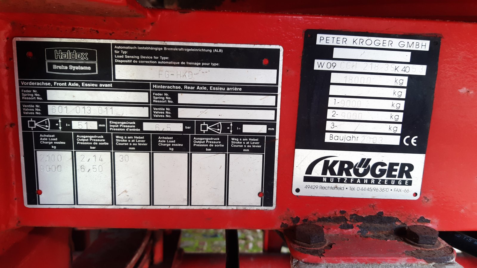 Ballentransportwagen του τύπου Kröger 18 to, Gebrauchtmaschine σε Lüneburg (Φωτογραφία 11)