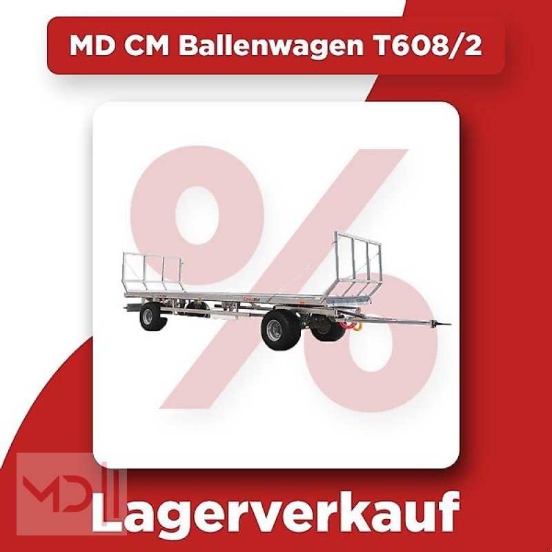 Ballentransportwagen tipa MD Landmaschinen MD CM Ballenwagen T-608/2 14t, Neumaschine u Zeven (Slika 1)