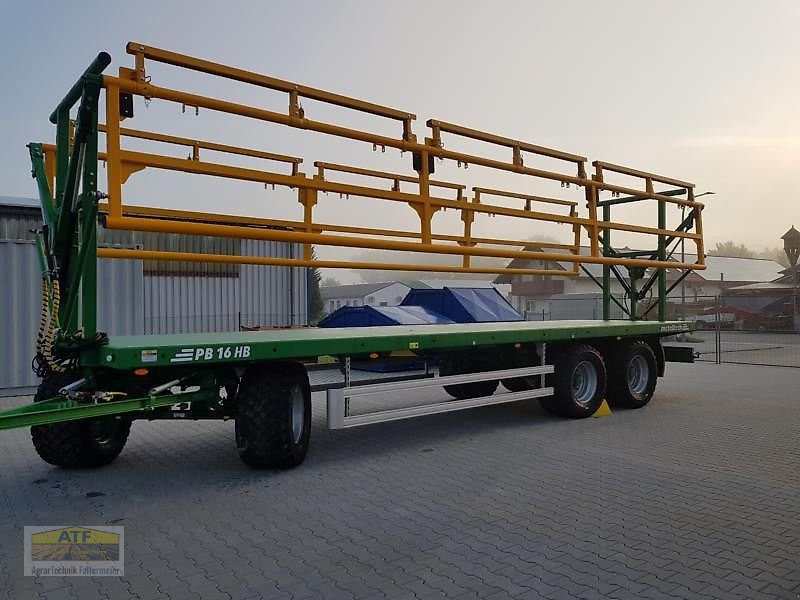 Ballentransportwagen del tipo Metaltech PB 16HB Ballenanhänger, Ballentransportwagen, Ballenwagen, Ballensammelwagen mit klappbarer Erhöhung, Neumaschine en Teublitz (Imagen 5)