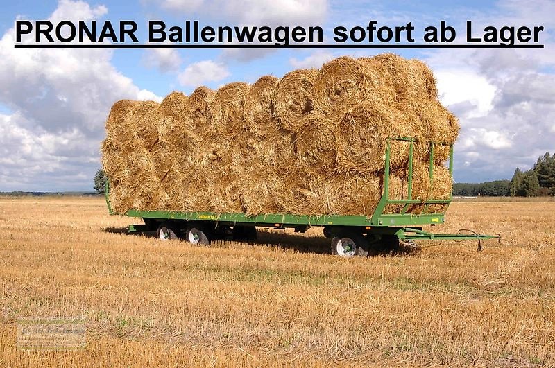 Ballentransportwagen van het type PRONAR Ballenwagen, Strohwagen, 10 t, 12 t, 15 t, 18 t, 24 t, NEU, Neumaschine in Itterbeck (Foto 1)