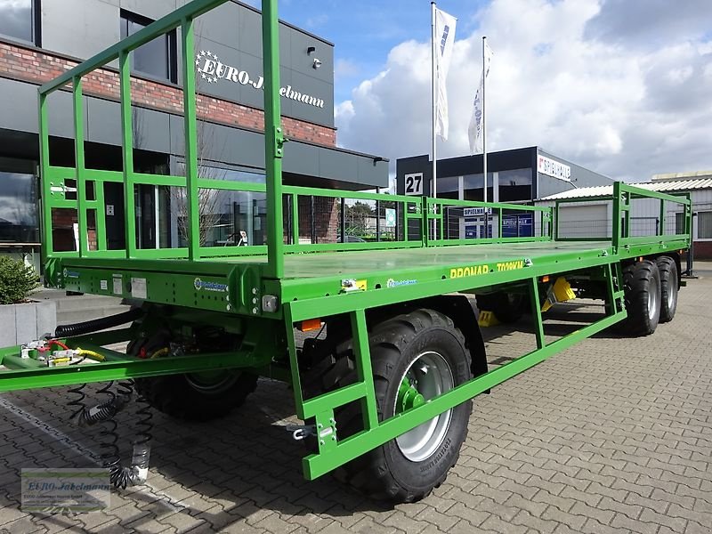 Ballentransportwagen del tipo PRONAR Flachwagen für Ballen- Kartoffelkisten- Gemüsekisten- und Obstkistentransport, TO 26, 18 to, NEU, Neumaschine In Itterbeck (Immagine 7)