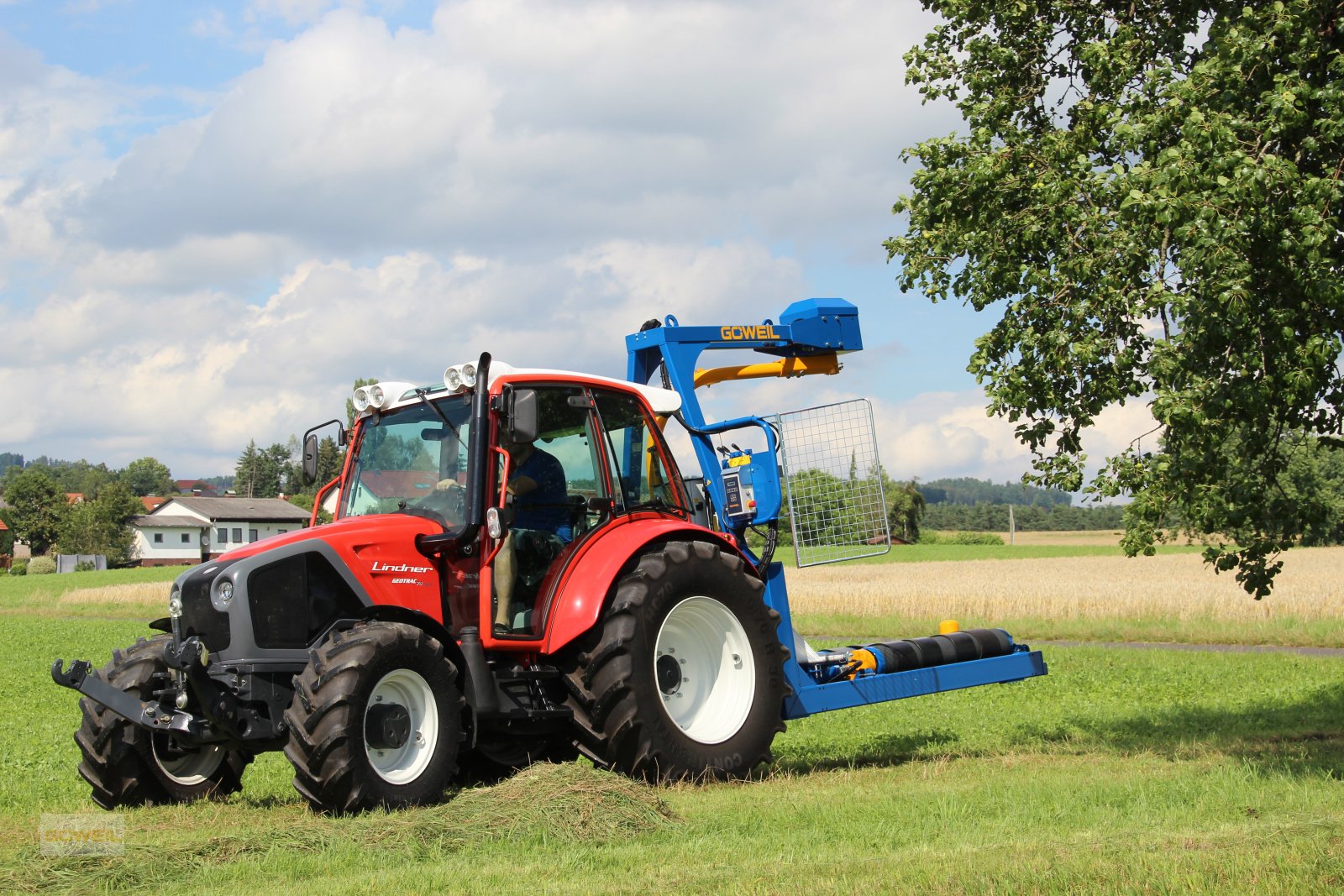 Ballenwickler des Typs Göweil G3010, Neumaschine in Kirchschlag (Bild 4)