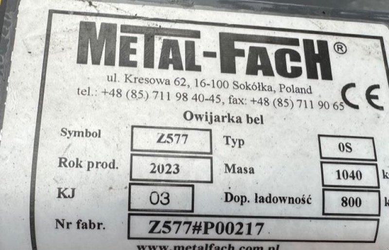 Ballenwickler от тип Metal-Fach Rundballenwickler Z577 selbstladend, Neumaschine в Tamsweg (Снимка 17)