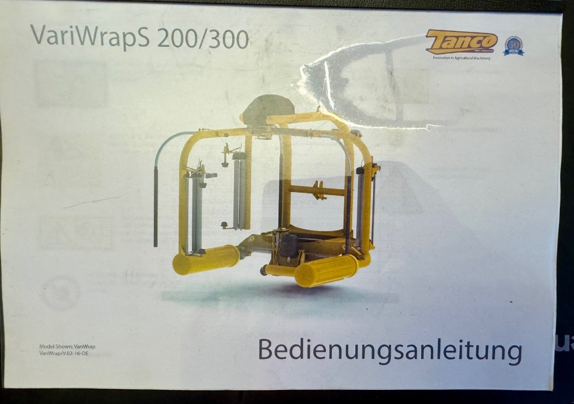 Ballenwickler des Typs Tanco S200 VariWrap, Gebrauchtmaschine in Liebenwalde (Bild 4)