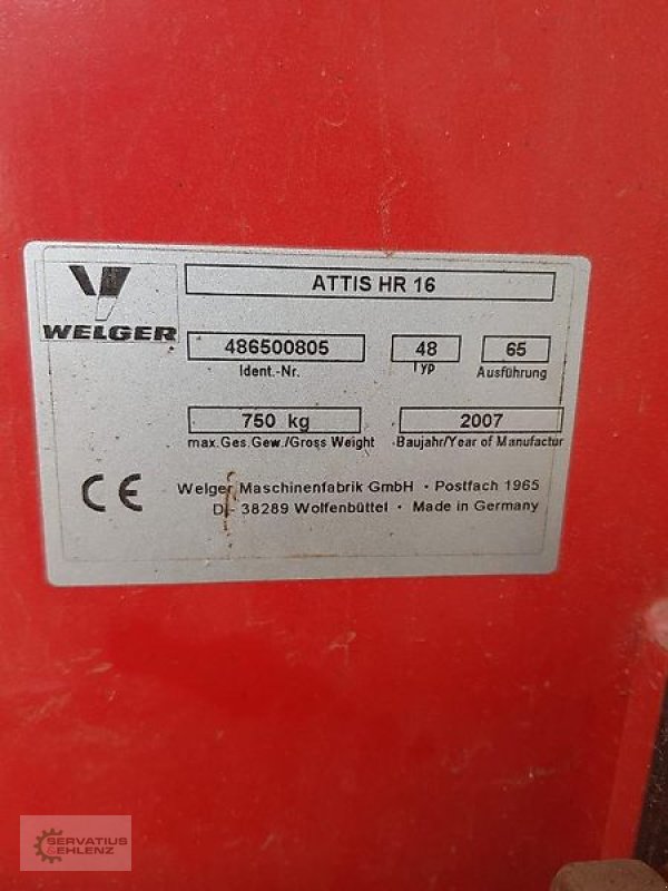 Ballenwickler tip Welger Attis HR 16, Gebrauchtmaschine in Rittersdorf (Poză 4)