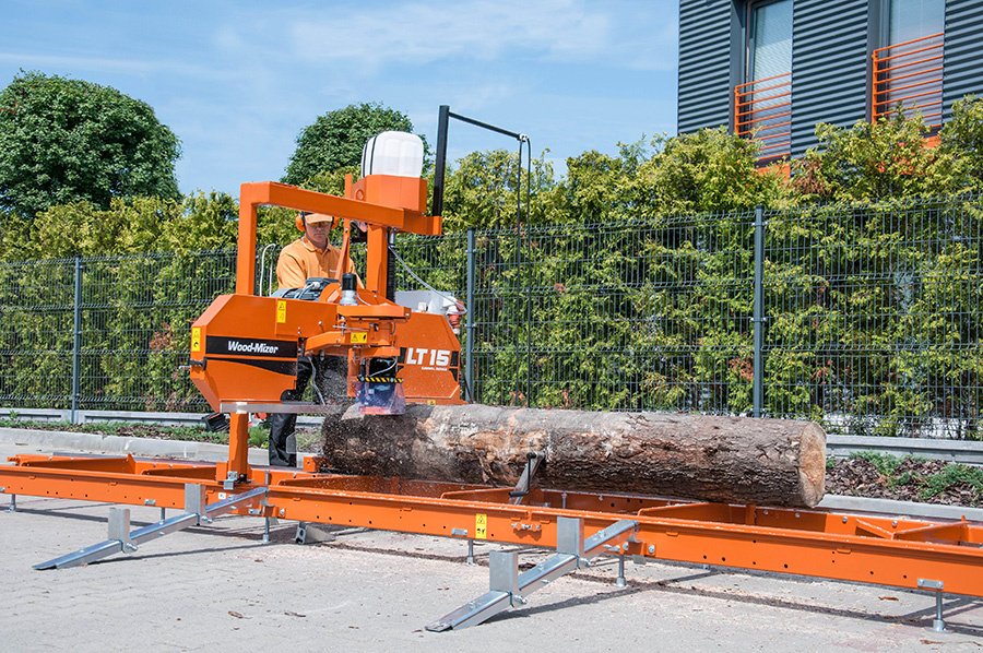 Bandsägewerk Türe ait Wood-Mizer LT15CLASSIC Sägewerk, Neumaschine içinde Schletau (resim 1)