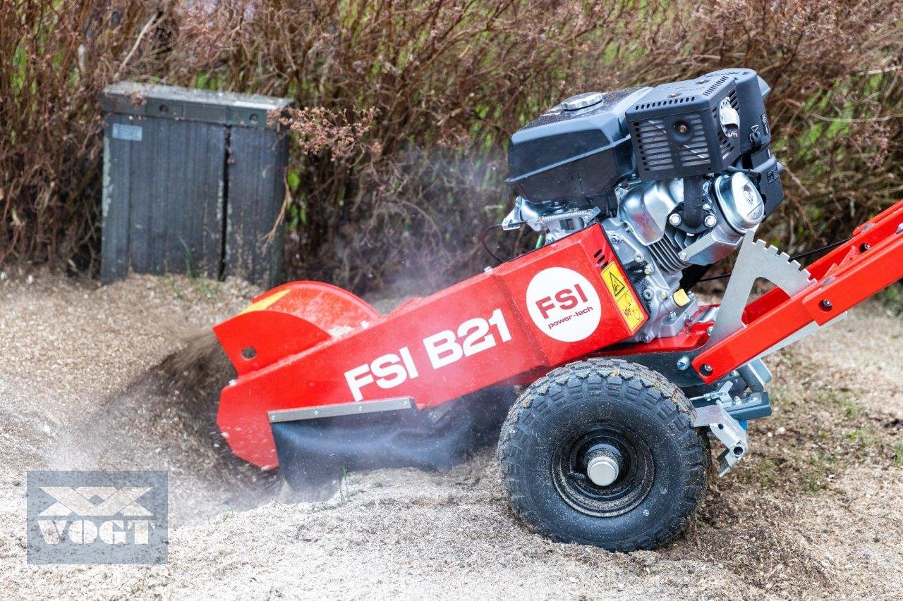 Baumstumpffräse des Typs FSI B21 Stubbenfräse /Wurzelfräse /Stockfräse mit Benzinmotor, Neumaschine in Schmallenberg (Bild 9)