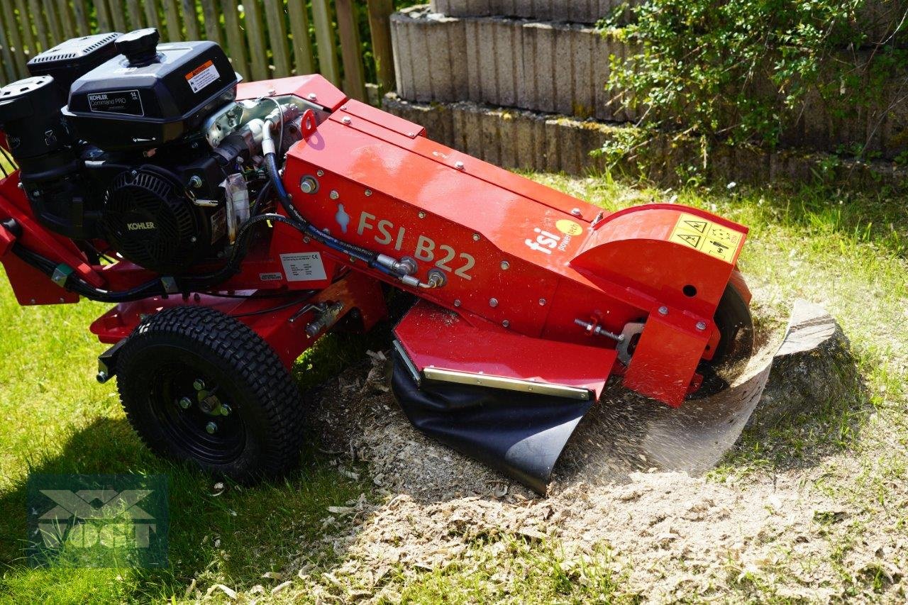 Baumstumpffräse del tipo FSI B22 Stubbenfräse /Wurzelfräse mit Benzinmotor und Radantrieb, Neumaschine en Schmallenberg (Imagen 15)