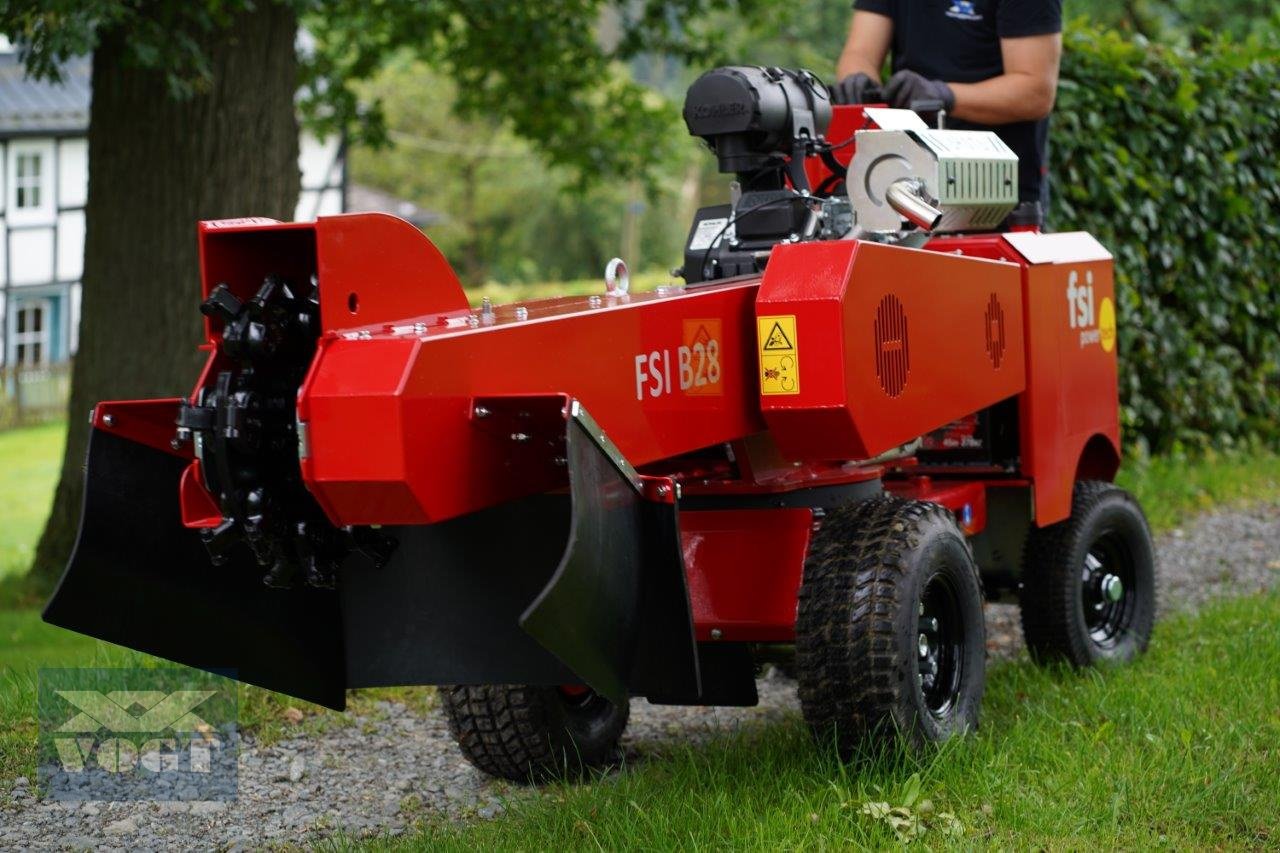 Baumstumpffräse typu FSI B28 Stubbenfräse /Wurzelfräse mit Benzinmotor und Radantrieb, Neumaschine v Schmallenberg (Obrázok 9)