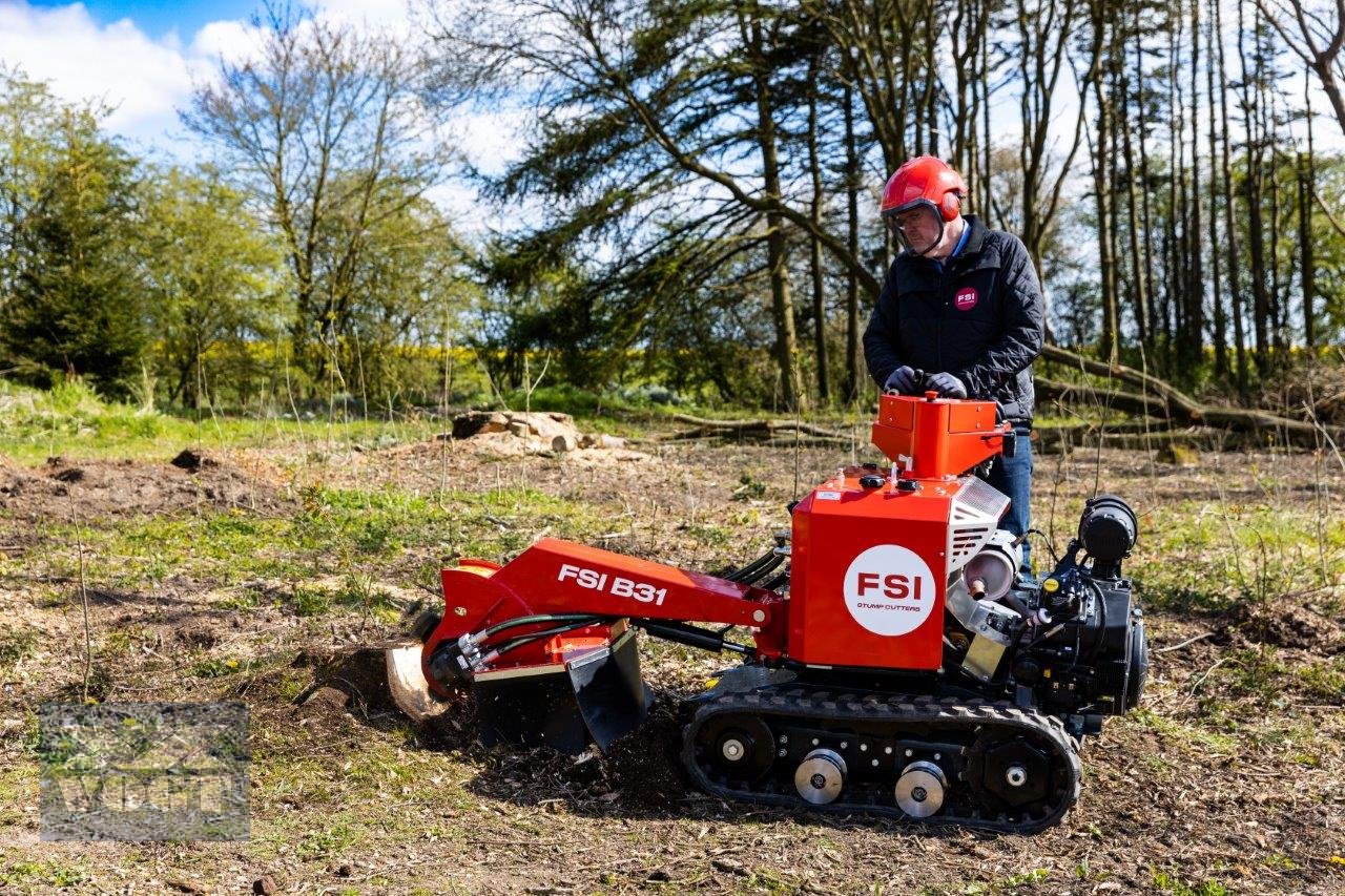 Baumstumpffräse typu FSI B31 TRACK Stubbenfräse /Wurzelfräse mit Benzinmotor & Kettenfahrwerk, Neumaschine w Schmallenberg (Zdjęcie 15)