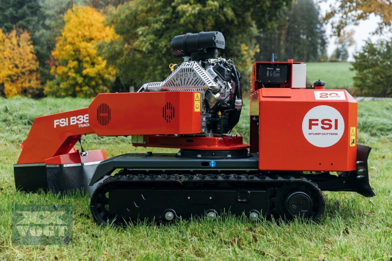 Baumstumpffräse des Typs FSI B38 TRACK REMOTE Stubbenfräse /Wurzelfräse mit Benzinmotor und Kettenfahrwerk, Neumaschine in Schmallenberg (Bild 13)